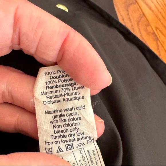 Crew Wintress Black Down Puffer Belted Coat - Picture 5 of 9